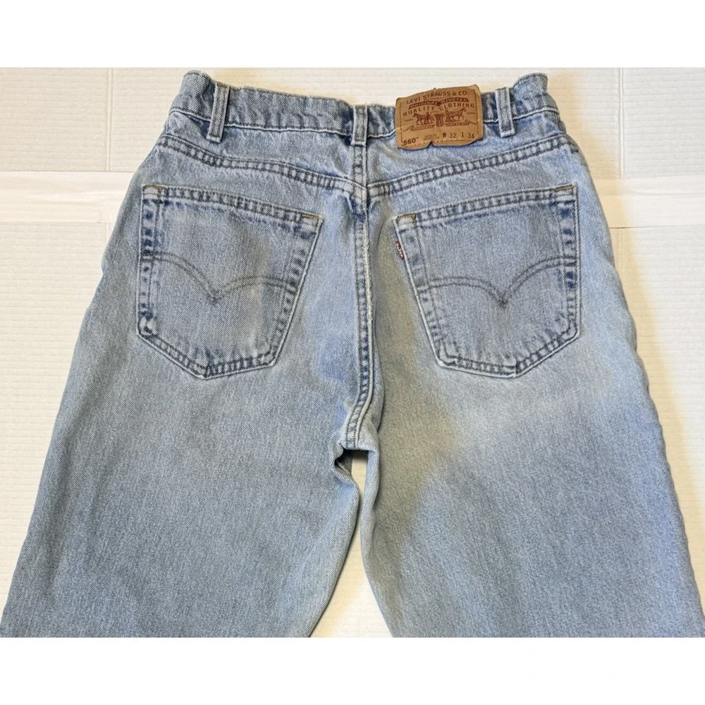 LEVI'S 560 - Men's VTG 90's USA Blue Loose Tapered Y2K Vintage Jeans - 32x34